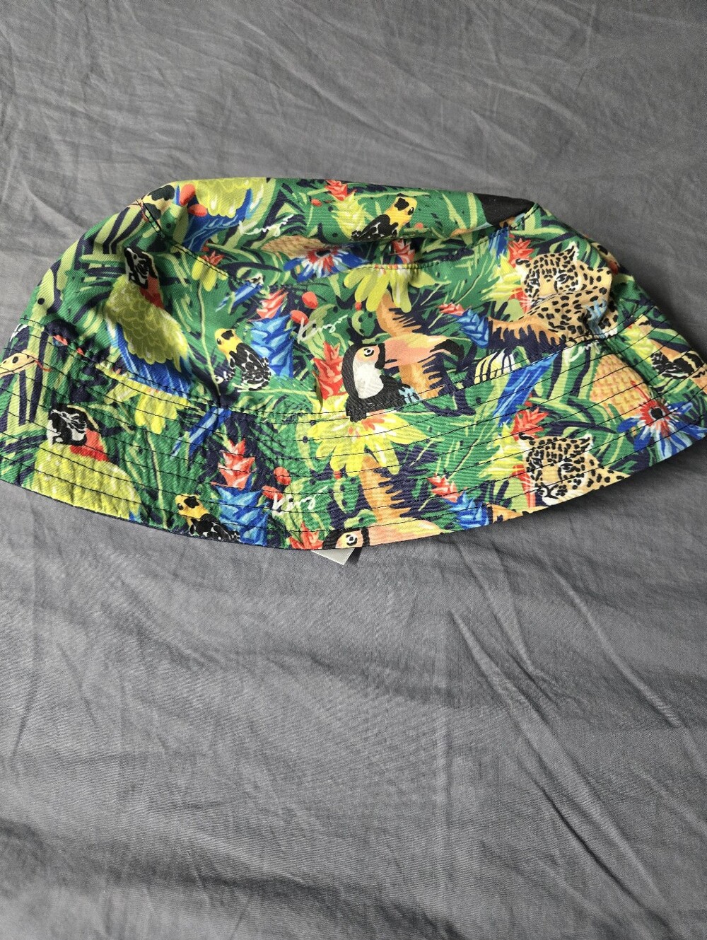 Kenzo Navy Logo Bucket Hat